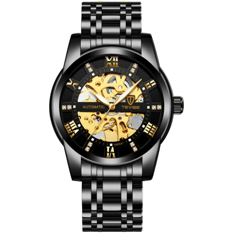 Men''S Fashion Watch Fashion Automatic Mechanical Watch Hollow Watch Watch Waterproof Men''S Watch