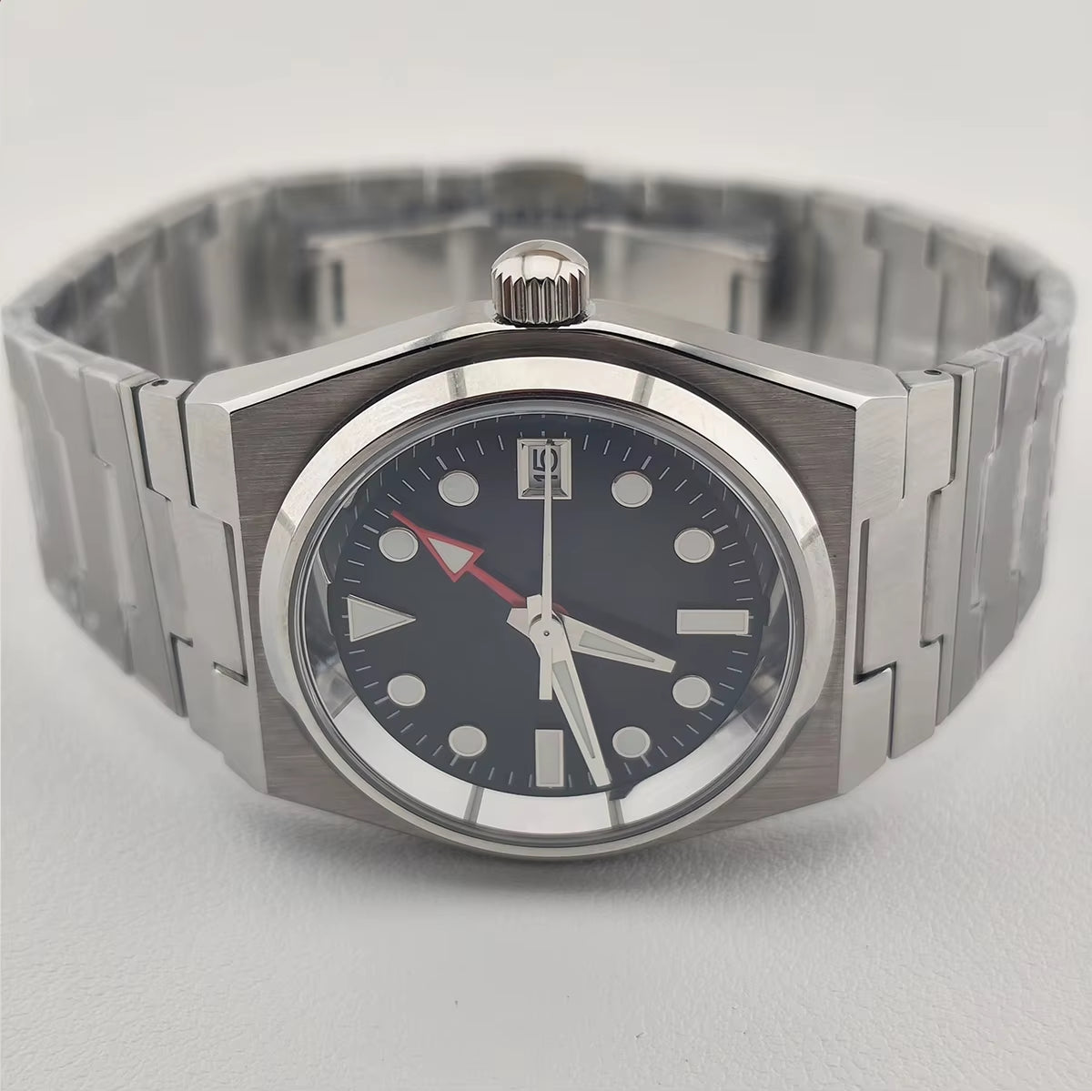 Men'S Watch NH34 Watch 40Mm Case 28.5Mm Dial GMT Watch Sapphireglass Stainlesssteel Waterproof Watch Customizable Logo Watch