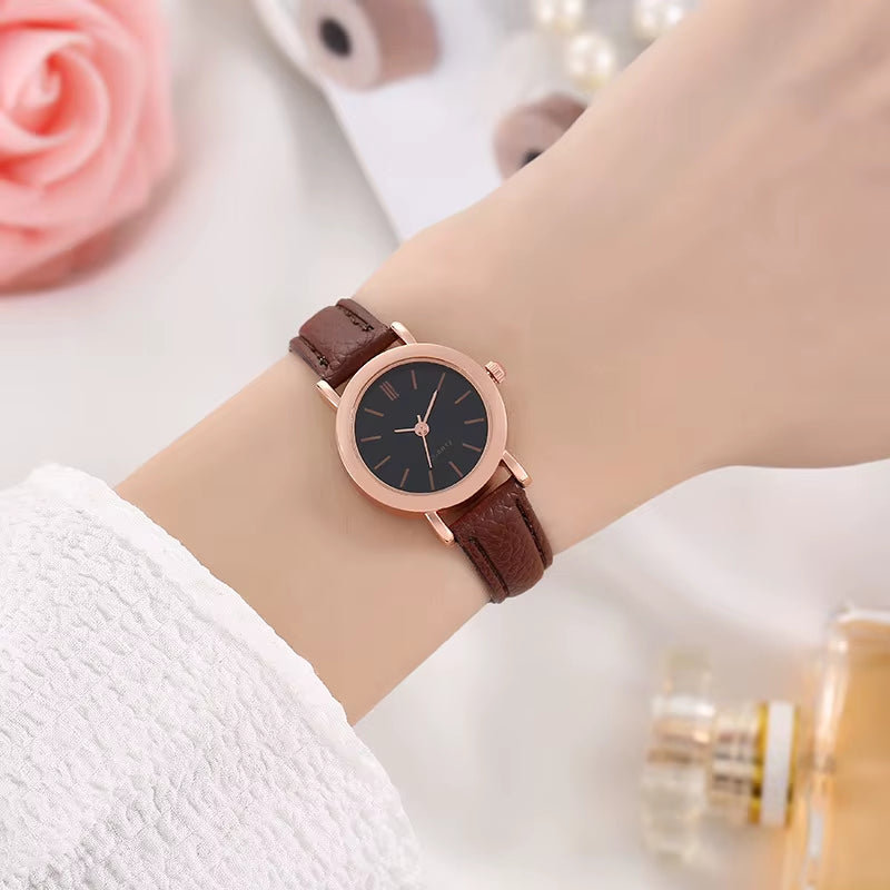 Fashion Women Watch Simple Casual Retro Art Watch Leather Belt Watch Quartz Watch Men Watch Gift Часы Женские