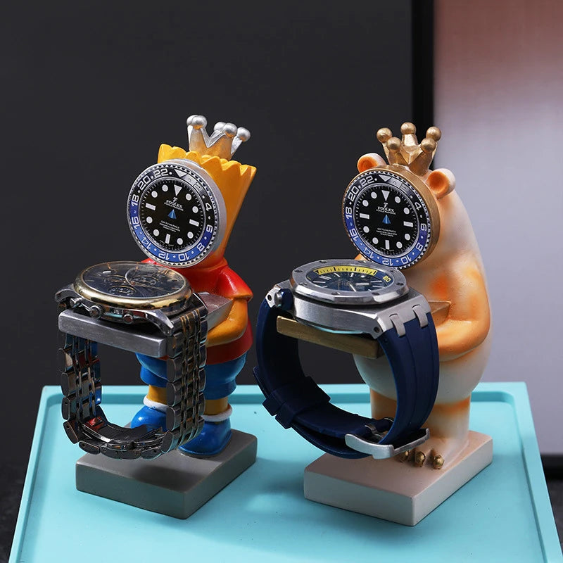 New 2025 Watch Stand Luxury Cartoon Watch Bracket Fashion Watch Holder Stand Watch Accessories Home Decorations Support Watch